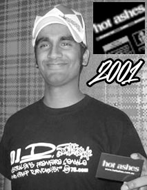 DJ D feature in Hot Ashes 2001